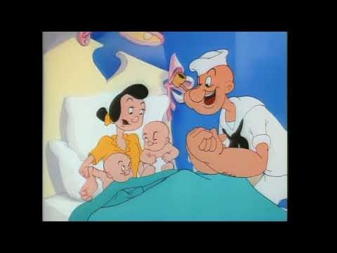 Popeye's Olive Refuses to Marry Him - Bride and Gloom (1954) - Refurbished Cartoon | CineVault