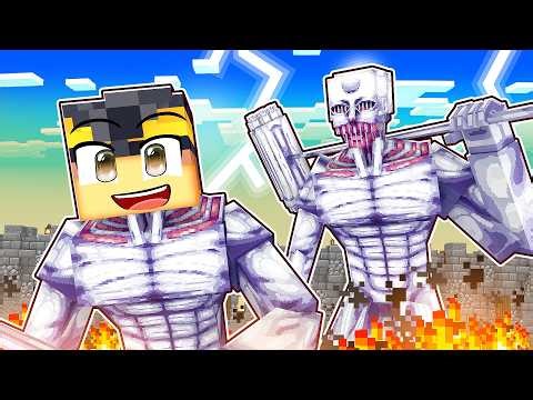 I WAS TRAINED BY A WAR HAMMER TITAN IN MINECRAFT