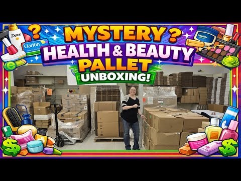 🧴 Mystery Health & Beauty Pallet Unboxing! Dove, Claritin, Vaseline & More!