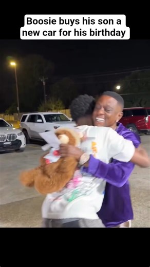 Boosie buys his son a new car for his birthday