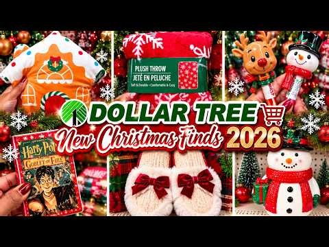 🎄✨ DOLLAR TREE NEW CHRISTMAS FINDS 2026! 🎅🎁 | Shop With Me