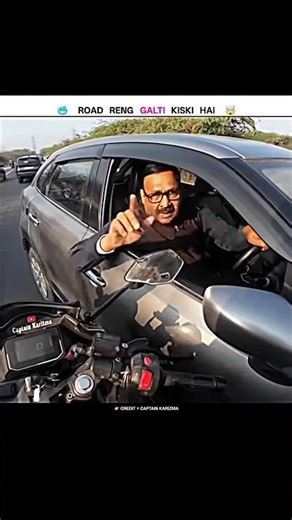 Road Reng Rider Ko Dhamki 🥶🤯 #shorts #rider #bike #bikeride #ktm