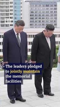 Xi visits Korean war memorial for Chinese Soldiers