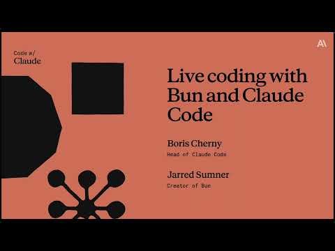 Live coding session with Claude Code and Boris