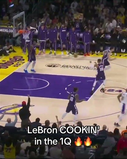 The King is going off 💪