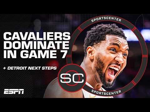 The Cavs win Game 7 vs. the Pistons and advance to the ECF 🔥 | SportsCenter