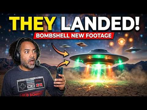 UFO Lands in BOMBSHELL New UAP Footage! THEY ARE HERE!