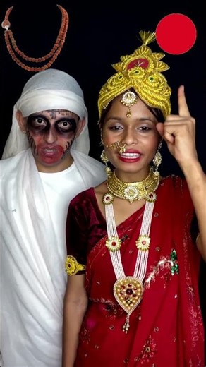 Bhoot🧟‍♀️☠️🌸 Vs Bhagwan🙏✨🌸Look Challenge🙏Prashant Sharma #shorts #ytshorts #funnyshorts #bhoot