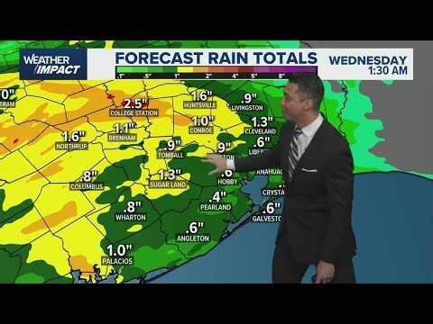 Weather Impact update: We're tracking more storms heading to SE Texas this week