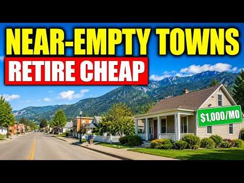 5 Near-Empty U.S. Towns Where Retirees Can Still Live Big on $1,000/Month