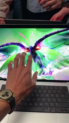 NEW Macbook Pro with Touch Screen + Illuminated Logo HANDS ON!
