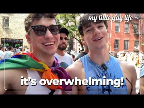 Gay couple does New York Pride the right way - my friends are overwhelmed