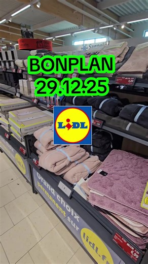 Bon Plans Lidl : Arrivages du 29 Décembre 2025