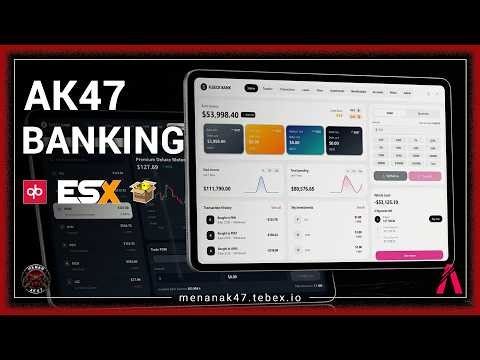 ADVANCED BANKING SCRIPT FIVEM | AK47 BANKING | ESX/QB/QBX