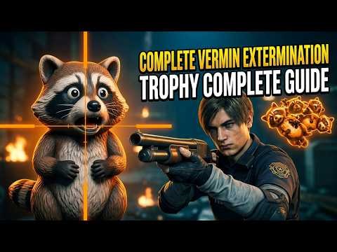 Complete Vermin Extermination Trophy Complete Guide in Resident Evil 2 Remake