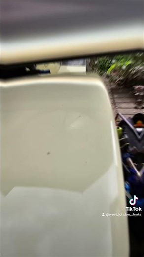 Panther Kallista nearside front wheel arch paintless dent repair.