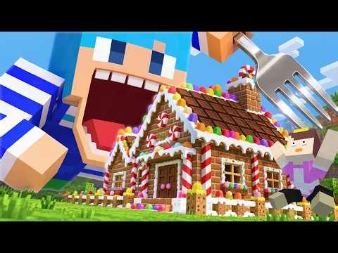 おかんが作ったお菓子の家を全部食べてみた！【マイクラ / マインクラフト】