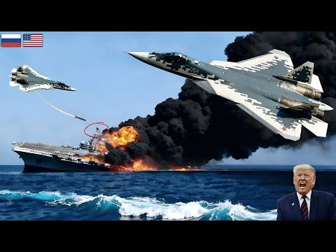 2 hours ago! A Russian SU-57 jet has sunk a famous US aircraft carrier, look what happened!