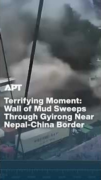 Wall of Mud, Floodwater and Debris: CCTV Captures Devastating Gyirong Disaster | APT