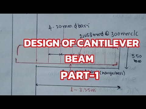 Design of contilever beam by using IS -456-2000 ,as per scheme 2025 | limit State method.