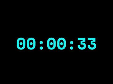 1 Minute Stopwatch Timer with Alarm 🔔 | One Minute Timer Perfect for Workout, Study & Work