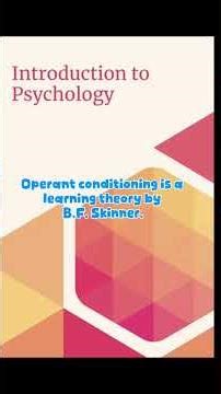 Operant Conditioning Explained | Psychology Reviewer