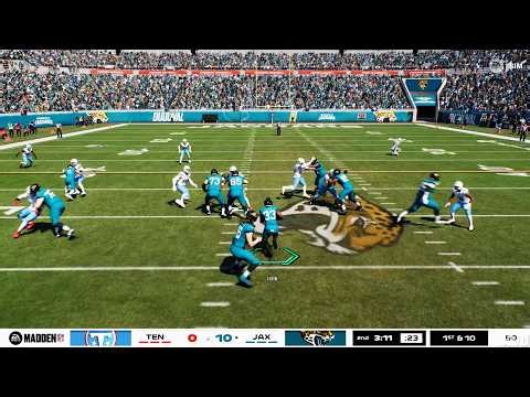 Madden NFL 27 - Tennessee Titans vs Jacksonville Jaguars - Gameplay (PS5 UHD) [4K60FPS]