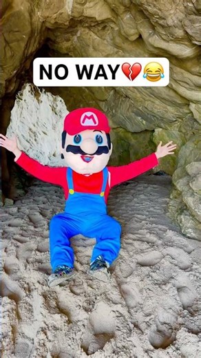 ARCADE CRANIACS FOUND SUPER MARIO IN HIDDEN CAVE !! 💔🤣#shorts