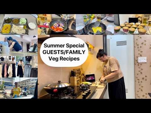 गर्मियों वाली Veg Thali Recipes for Guests & Family | Indian Summer Dinner/Lunch Meal Ideas #thali