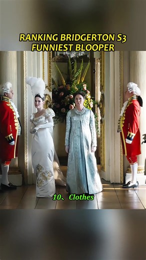 Ranking Bridgerton S3 Funniest Bloopers #funny #fyp #usa🇺🇸 #bridgerton #blooper