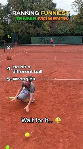 Ranking Funniest Tennis Moments! #ranking #shorts
