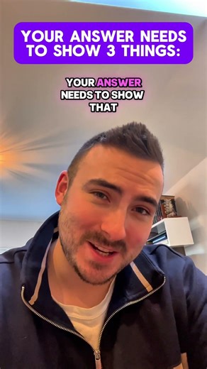 Don't Mess Up This Common Interview Question!