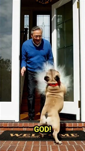 Frenchie's EXPLOSIVE Welcome Home! 💥 Diarrhea BLASTS Door, Dad KNOCKED OUT! (AI Prank)