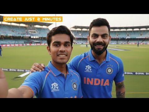 Selfie With King Kohli 🙂
