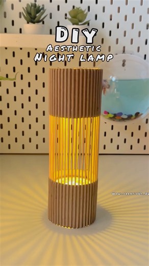 DIY aesthetic Lamp Easy Room Decor Idea #art #diy #craft #handmade