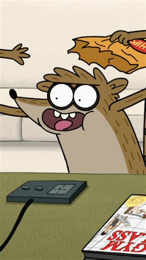 how my new years resolutions are going: #RegularShow #Rigby #Mordecai #NewYearResolutions #CartoonNetwork