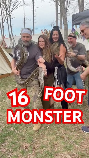 Holding a 16FT Reticulated Python… This Thing Could KILL You 🐍🔥