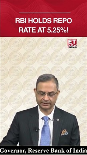 RBI No Rate Cut Again! RBI MPC Holds Repo At 5.25% | Here's Why #shorts #rbimpcmeeting #reporate