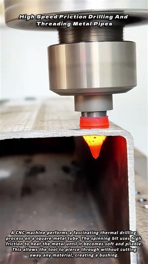 High Speed Friction Drilling And Threading Metal Pipes