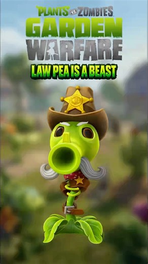 Law Pea is a BEAST! #pvz #gardenwarfare #gw2