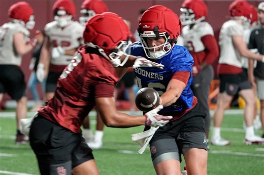 Oklahoma Sooners' new-look offense throughout spring practice is ‘a beautiful thing to see' and it has completely shifted the tone in Norman
