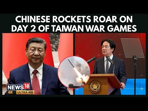 Chinese Rockets Roar on Day 2 of Taiwan War Games | China's ‘Justice Mission 2025’ | 4K | N18G