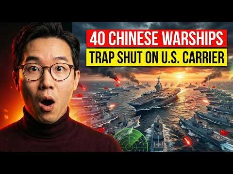 40 Chinese Warships SURROUNDED a U.S. Carrier in the South China Sea — The Trap Snapped Shut