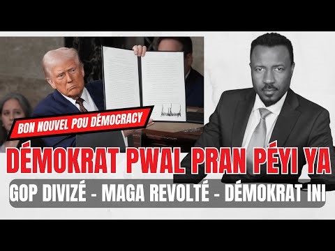 BON NOUVEL POU DÉMOKRAT YO PWAL KONTROLÉ ÉTAZINI - TRUMP AK MAGA TET AMBA - HPM FE GWO PA - ABNER G