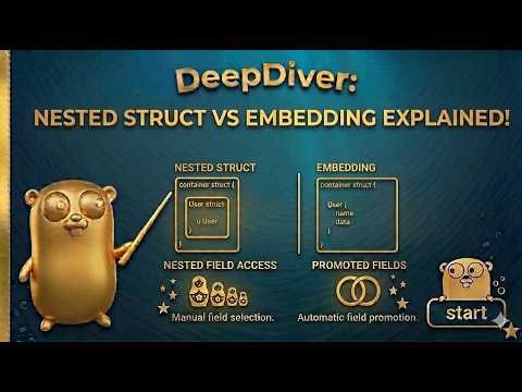 17. Embedding vs Nested struct