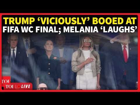 ON CAM: Trump AWKWARD After Boos At FIFA World Cup Final; Melania, Infantino BURST Into Laughter