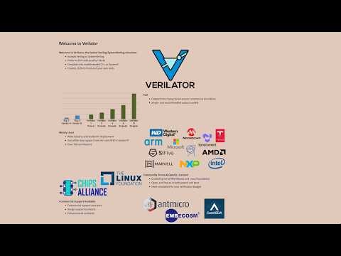 ⨘ } Verilator - Verilog/SystemVerilog simulator, a tutorial with examples