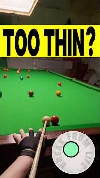 Snooker Practice Break Too Thin? 🤔 GoPro Headcam POV