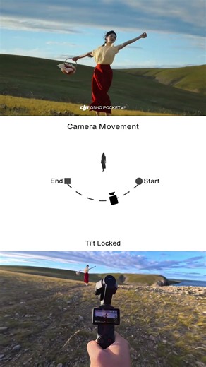 Cliffside Shots That Feel Like a Story 🎥 | DJI Osmo Pocket 4P
