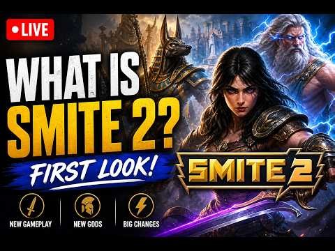 🔴 LIVE – What is SMITE 2? First Look w/ RumfieldGaming!